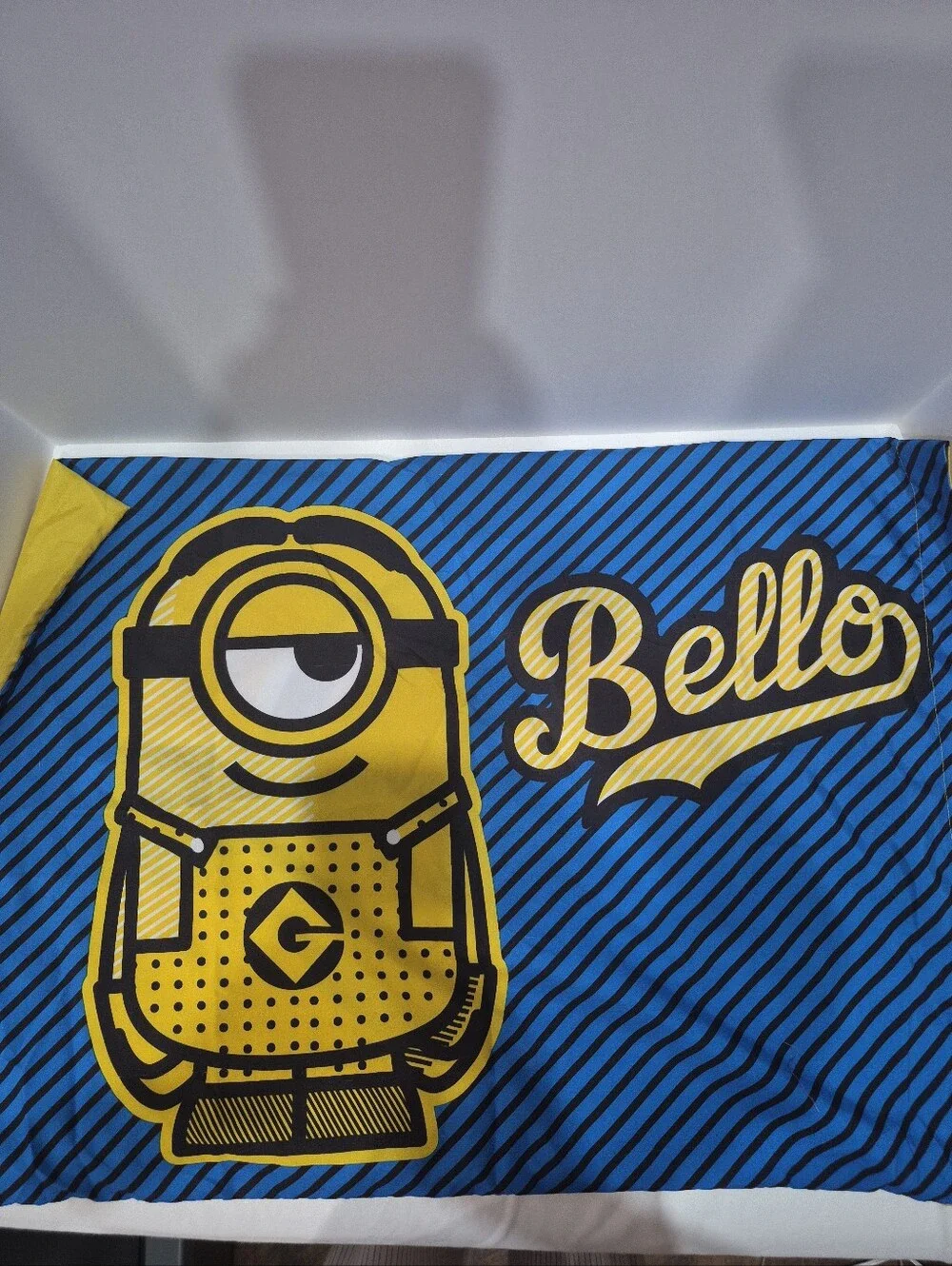 Children's Minions Full Sheet Set With Pillowcase & Sham Gru, Kevin, Stuart